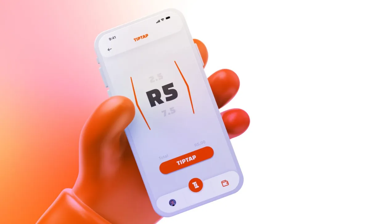 TipTap brand design and product mockups
